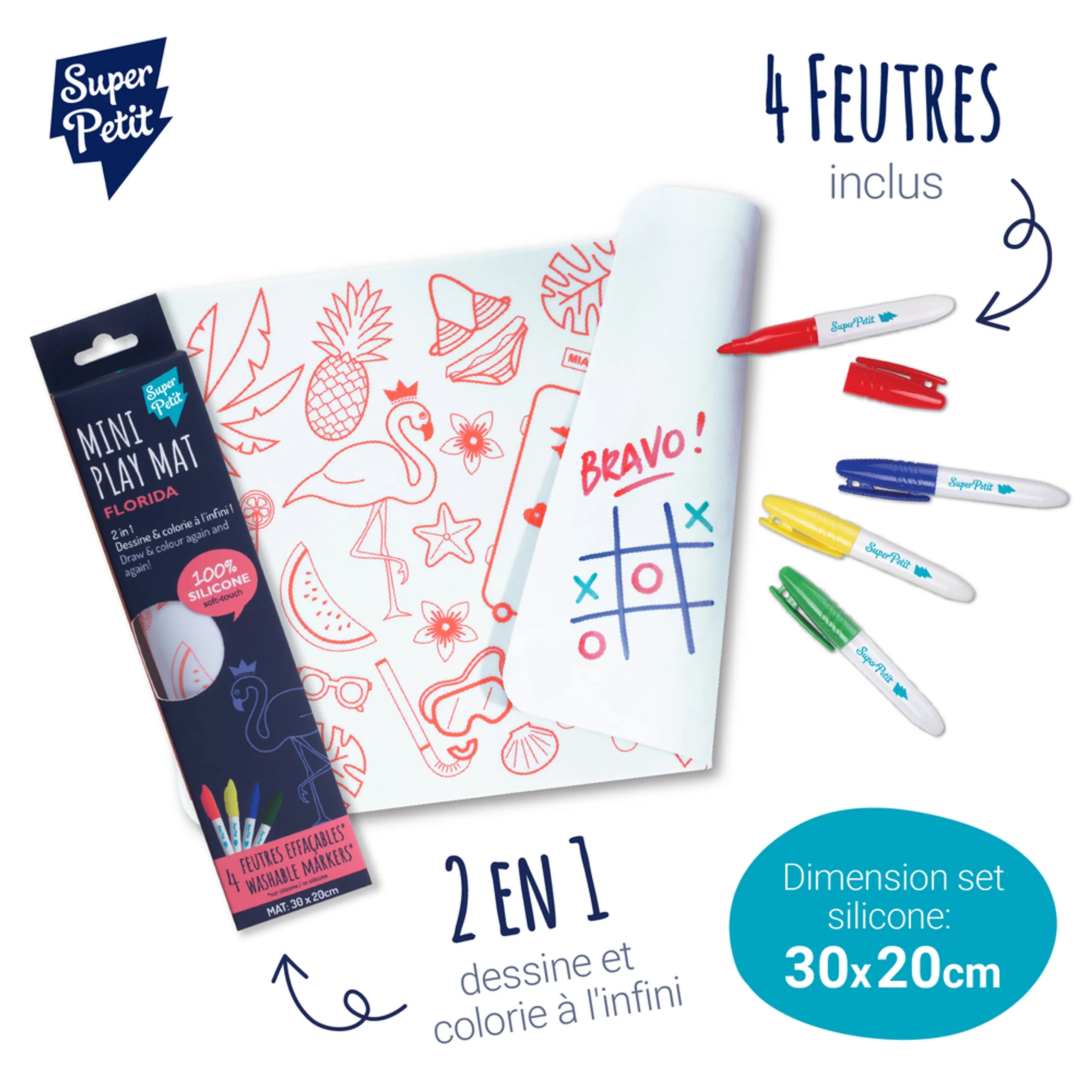 Florida Paradise Reversible Mini Playmat - 3 years