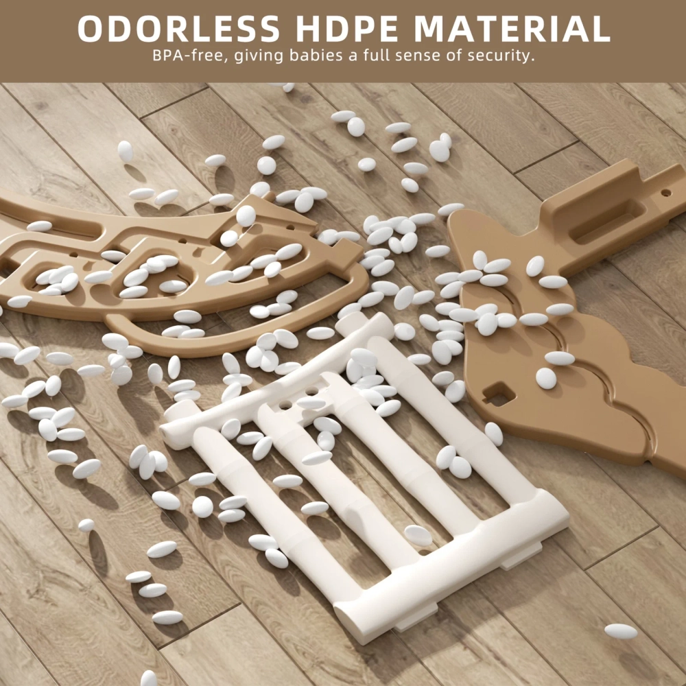 Kids Slide, Climber & Basketball Hoop - Indoor/Outdoor Suitable for 12 months+