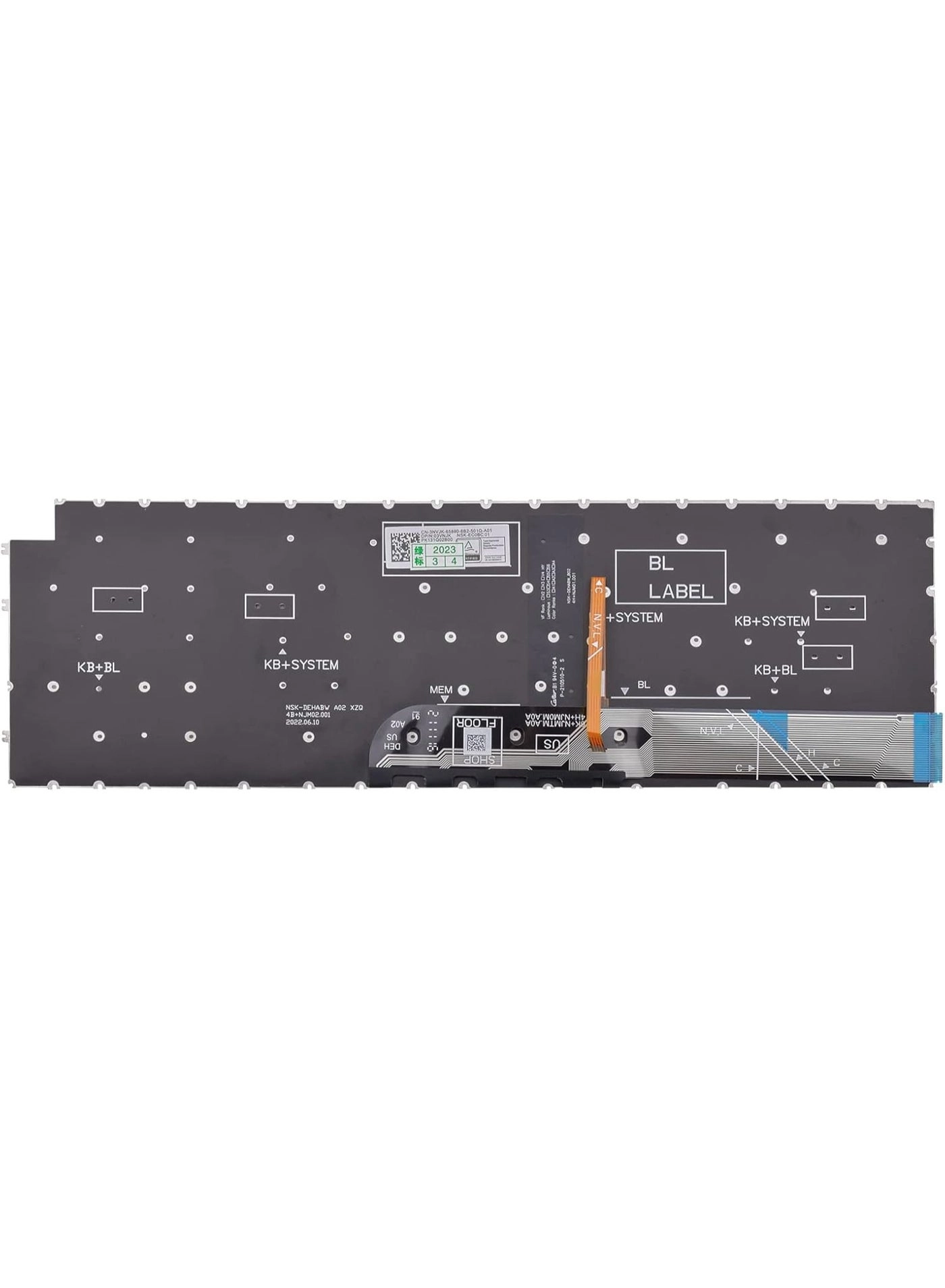 Keyboard Compatible with Dell Inspiron