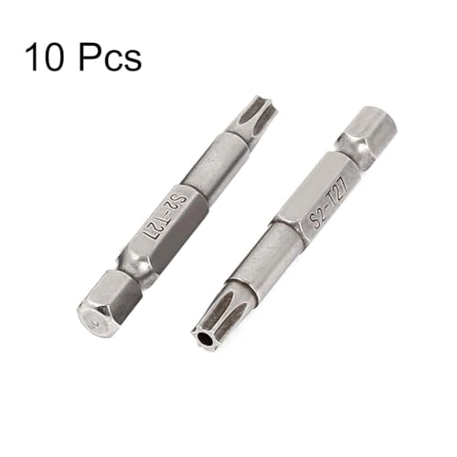 T27 Torx Security Screwdriver Bits - 10pcs 50mm