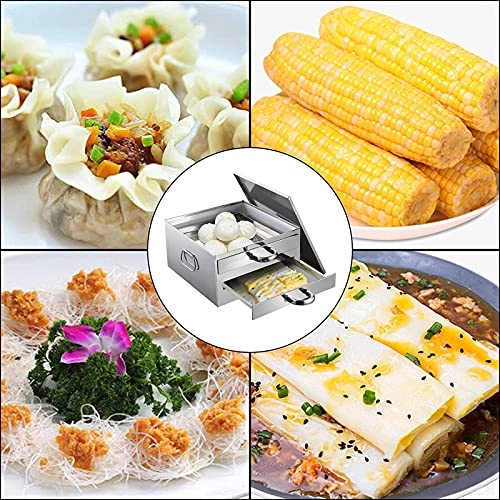 Rice Noodle Roll Food Steamer - 3 Trays Stainless Steel