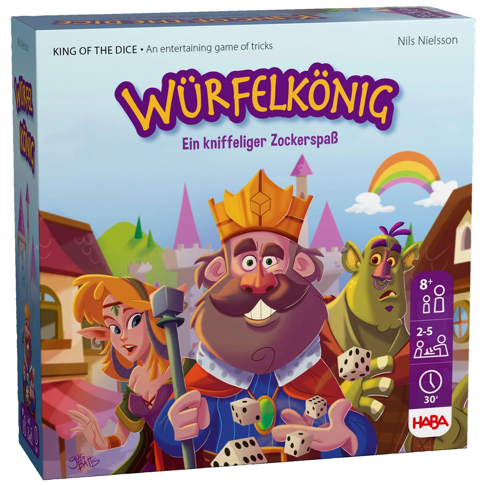 HABA Cube King - Dice and Card Game