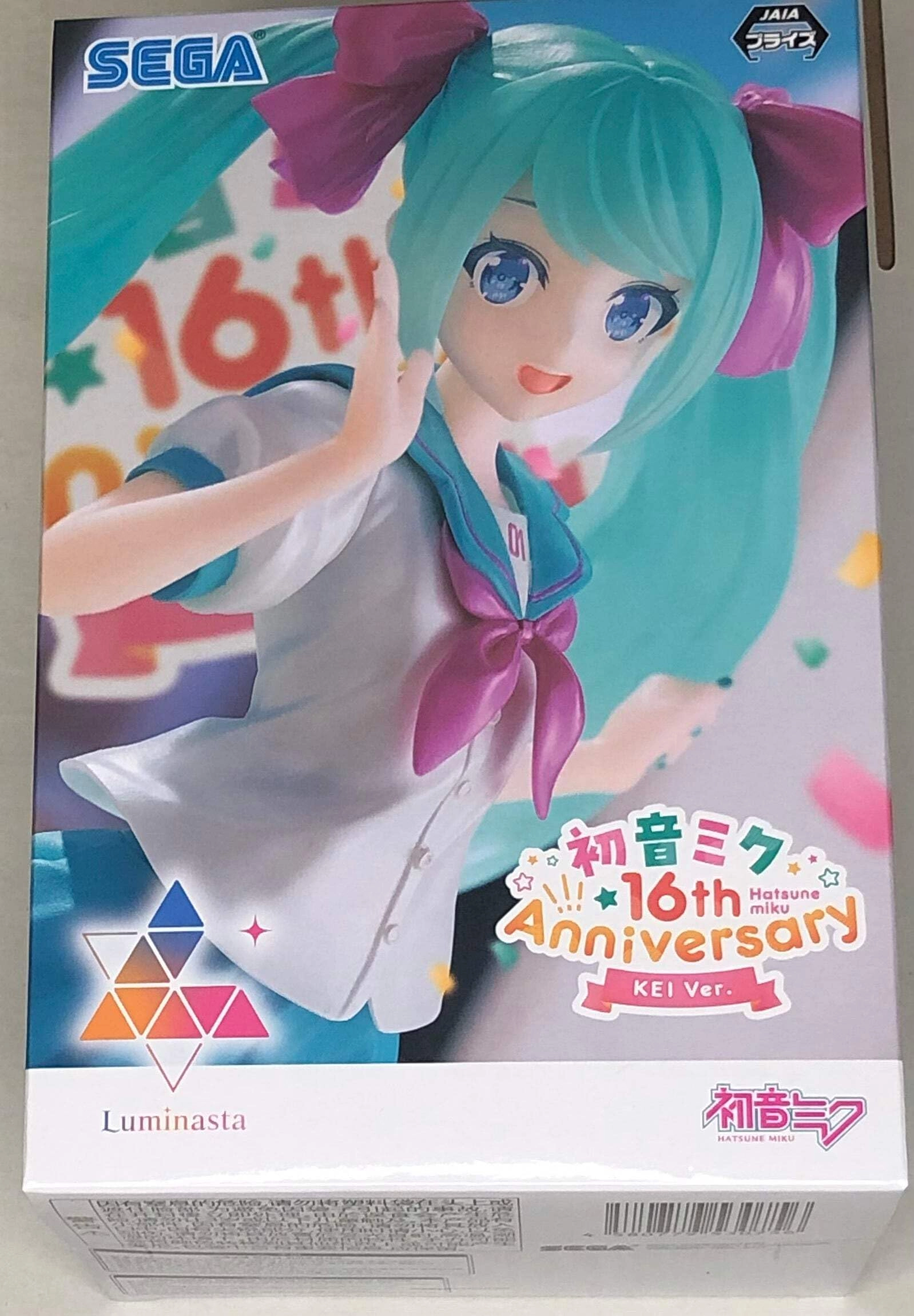 SEGA Hatsune Miku - Vocaloid Luminasta 16th Ann. KEI (18 cm) (SG53075)