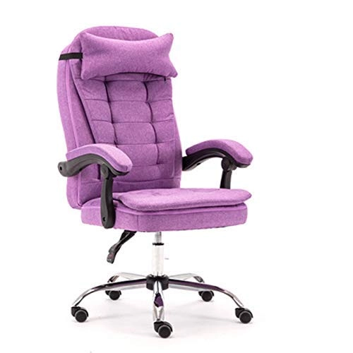 Reclining Chair - Fabric Cotton Black