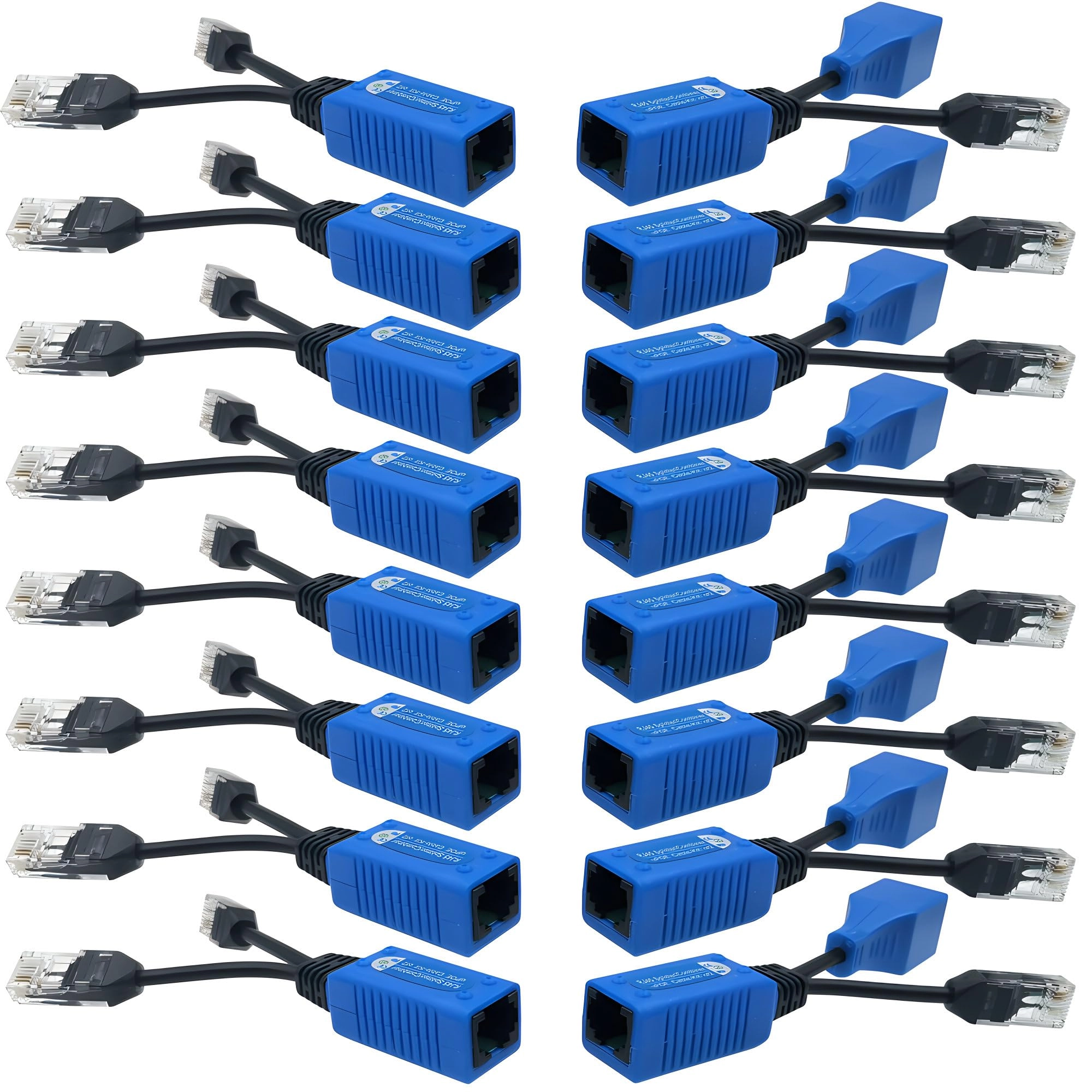 Igreeman Security 8 Pair PoE Ethernet Splitter - 10/100 Mbps