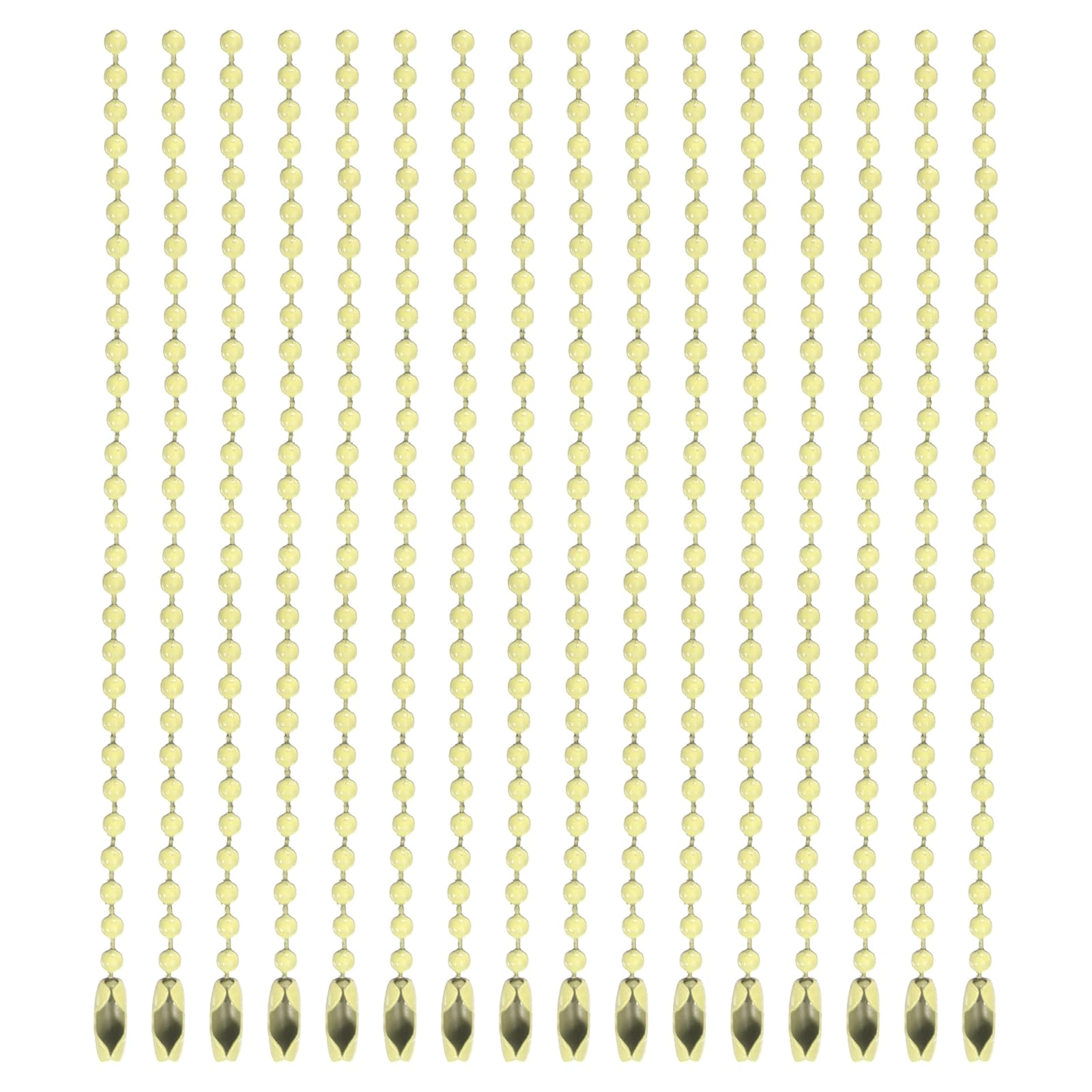 Ball Bead Chain - 20Pcs 12cm Silver