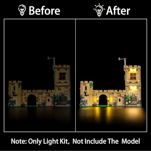 Lighting Kit 76447 - ABS for LEGO Hogwarts Castle: Flying Lessons 76447 less than 5V