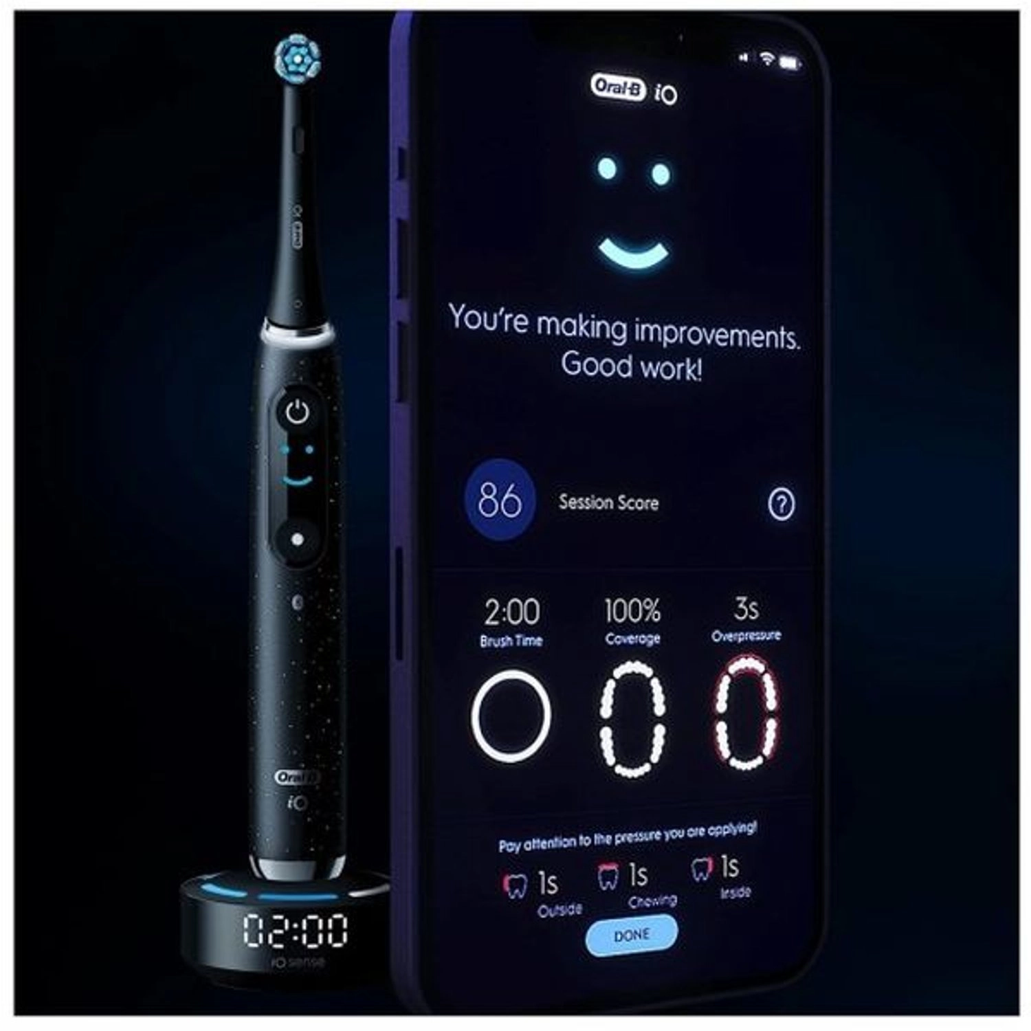 iOM10.2B4.2AD - Electric Toothbrush Cosmic Black