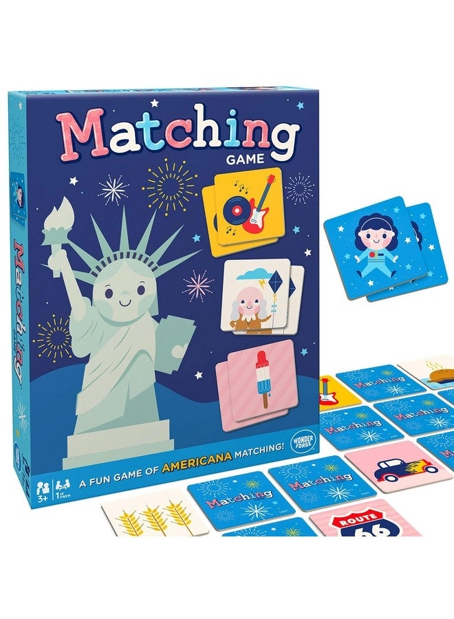 Americana Matching Game - 3 years and up 72 pieces