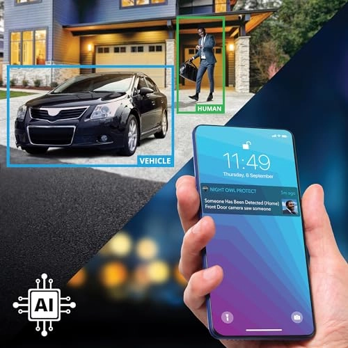 12 Channel Wired DVR - 2TB + Wired BNC Deterrence Dome Camera - 2K 4 Camera + 2TB Hard Drive