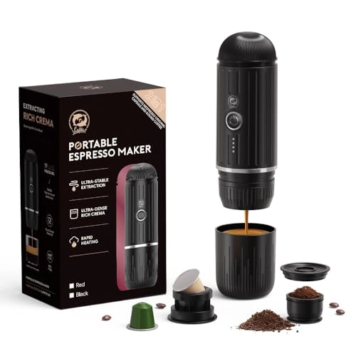 Portable Coffee Maker - direct load powder capsules