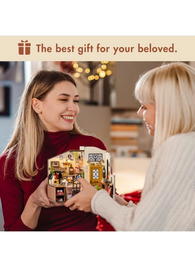 Dollhouse Kitchen Bakery Kit - cream Wood