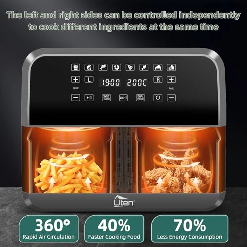 Double Air Fryer XL E1916