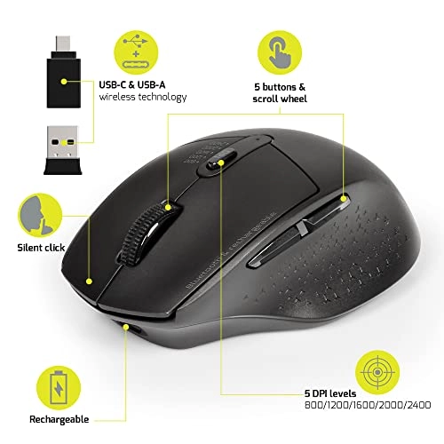 PORT CONNECT 900715 Mouse - Wireless