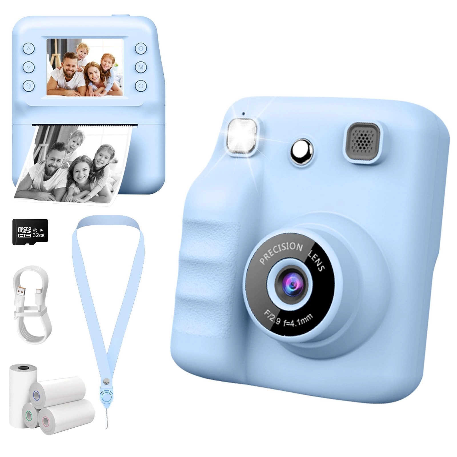 PINREK A29 - 1080P HD Instant Print 32GB