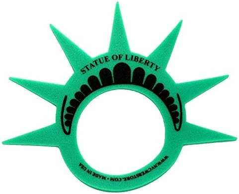 CitySouvenirs Statue of Liberty Costume Hat - Kids and Adults (3+ Years) One Size