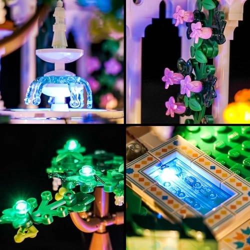 Remote Control Light Kit - Compatible with 10359 Fountain Garden LED Lighting Set