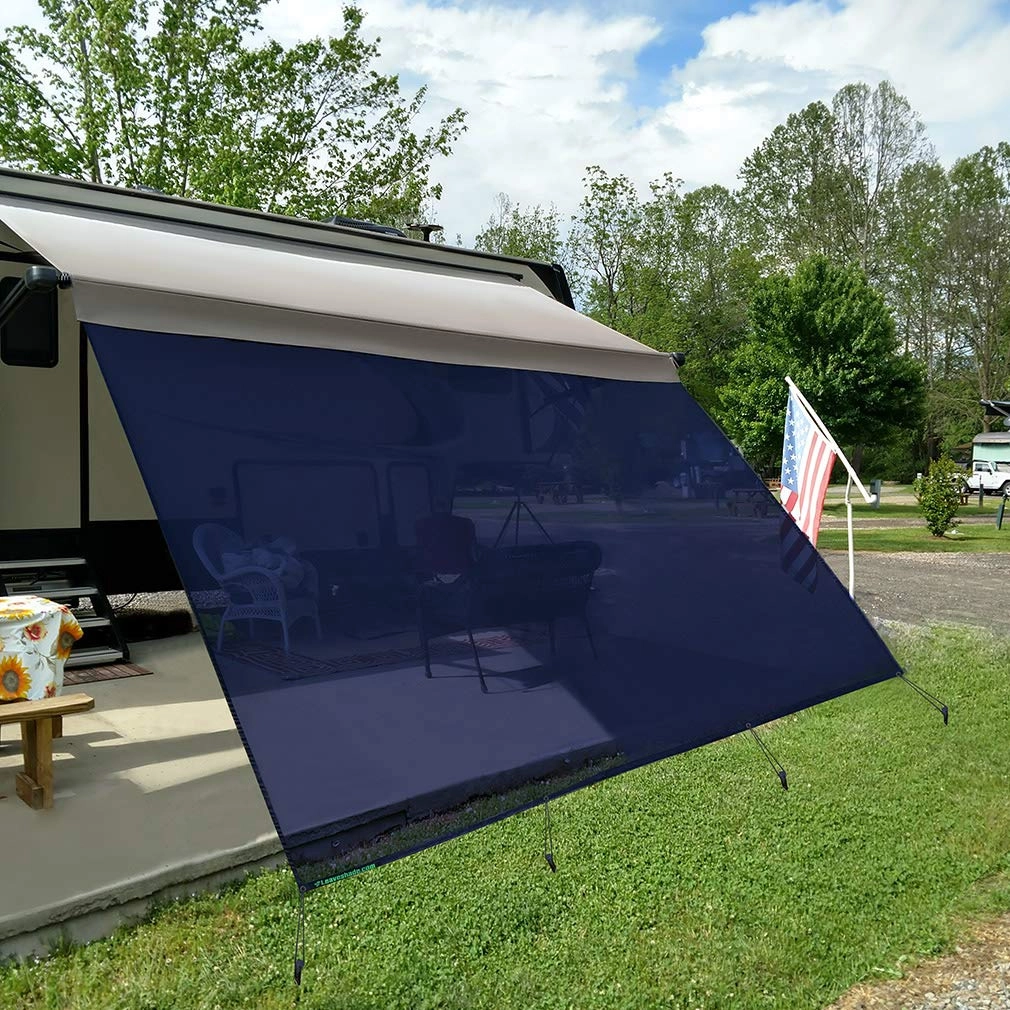 RV Awning Sun Shade Screen