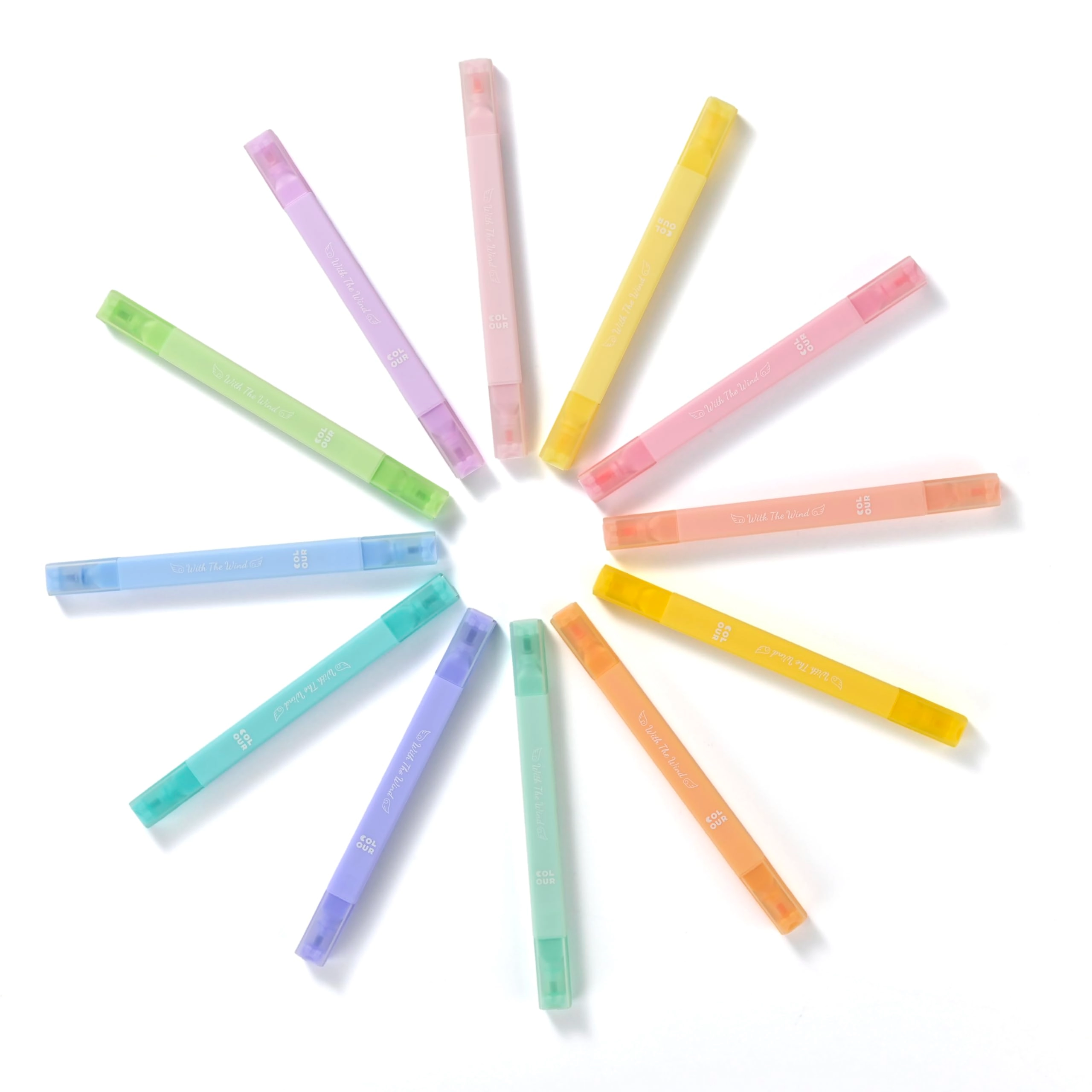 Aesthetic Cute Highlighters - Multicolor Chisel