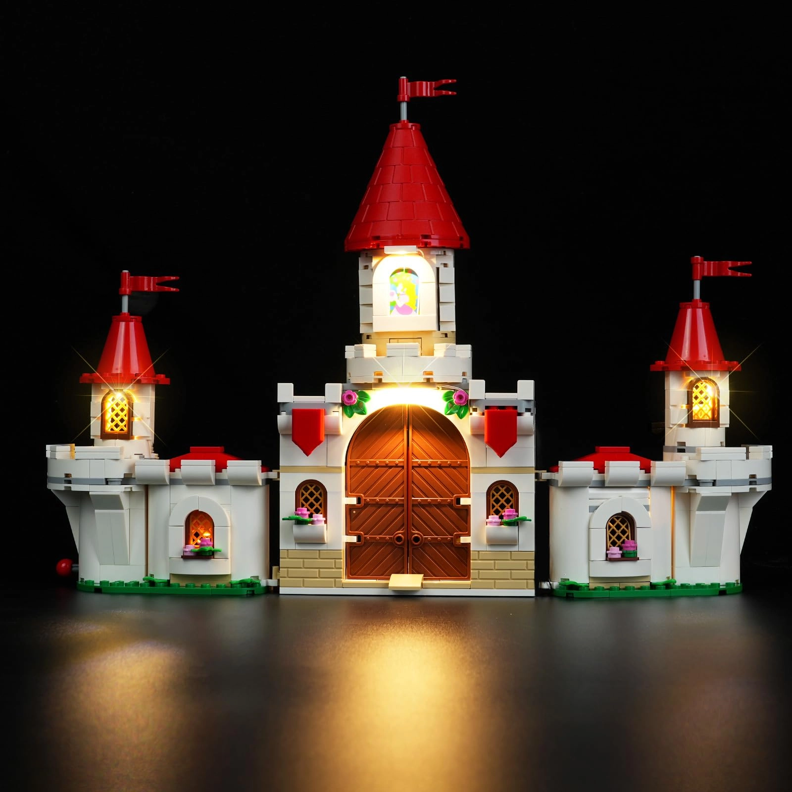 yinaikeji Light Kit for Lego Battle with Roy at Peach's Castle 71435