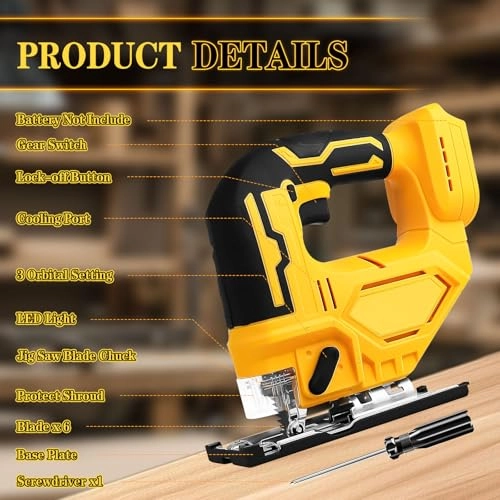 Cordless Jig Saw - 400W