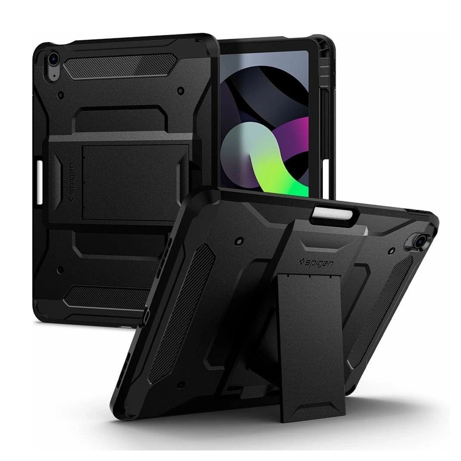 Kickstand Case with Slim Screen Protector for iPad Air