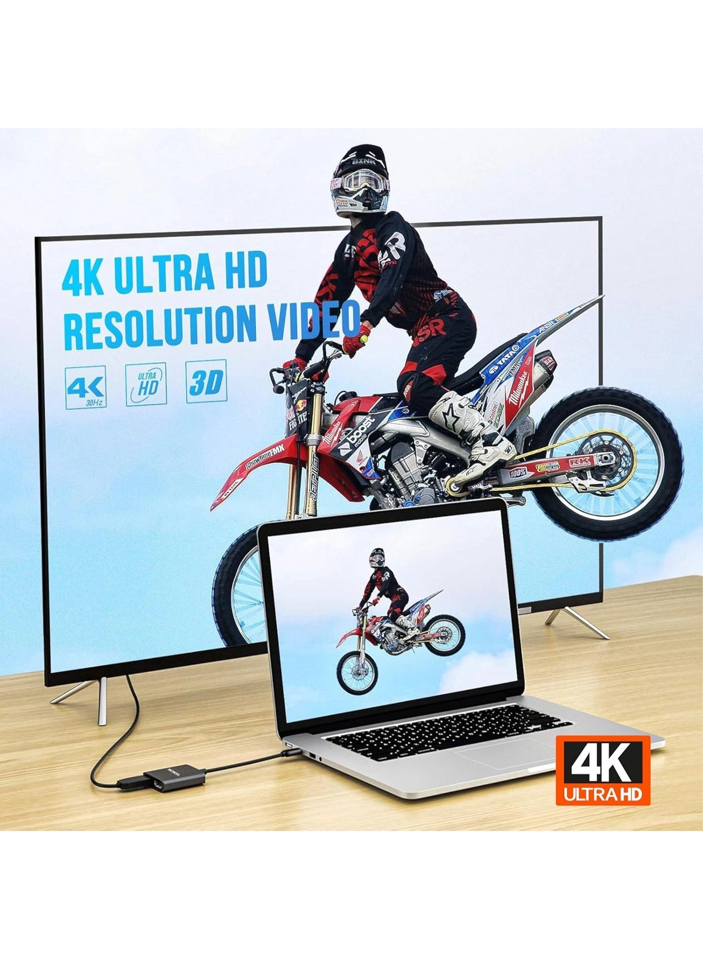 USB-C to Dual HDMI Adapter - 4K@60Hz