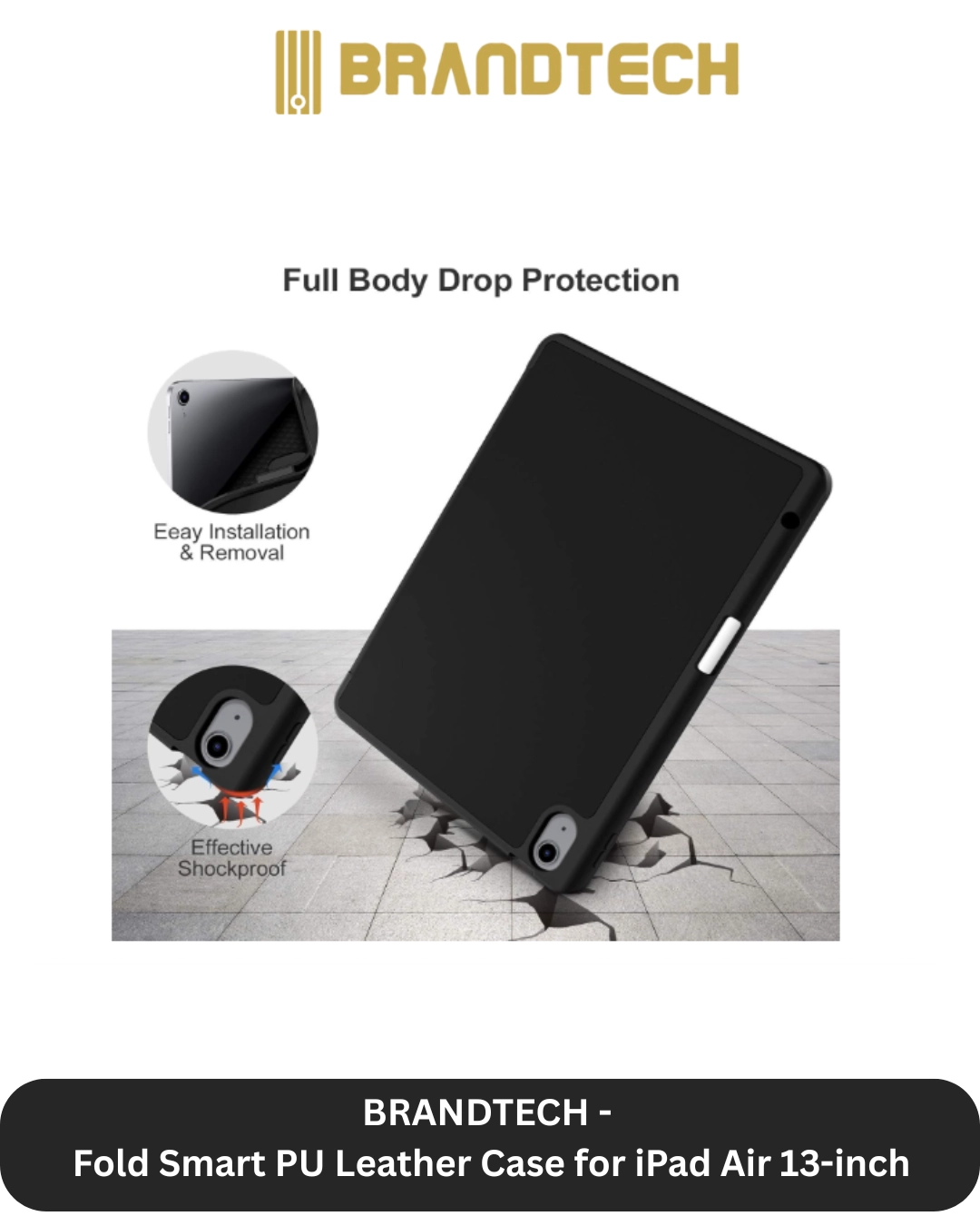 Case with Screen Protector for iPad Air 13-inch