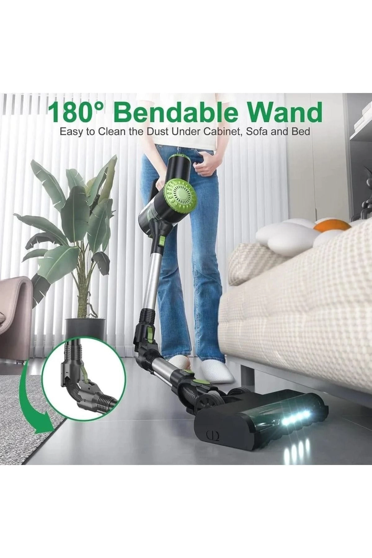 DX2903 - 160W 2000mAh Cordless Stick Vacuum