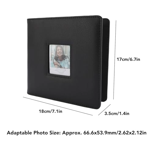 qlwc591to6-11 2.62x2.12" 288 Photos PU Leather Photo Album