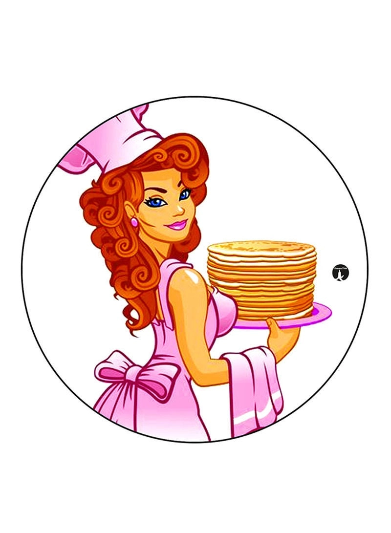 Woman Printed Mouse Pad