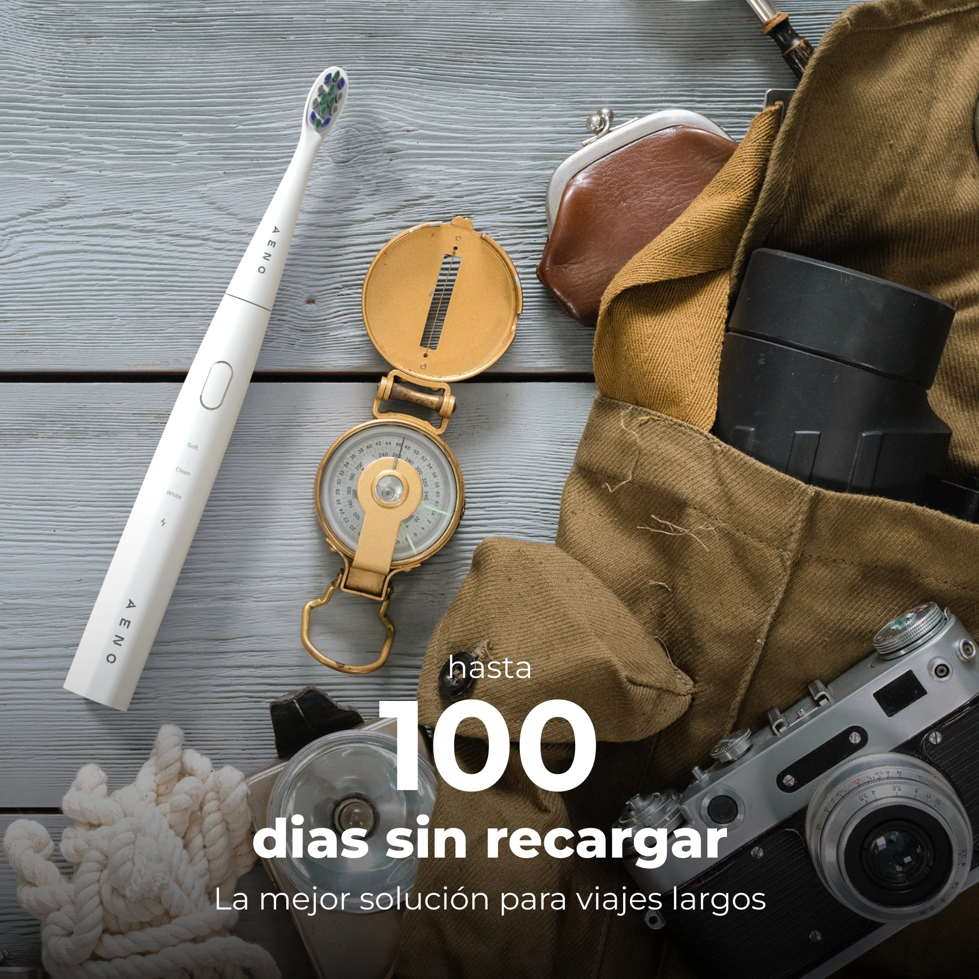 DB8 Sonic Electric Toothbrush - 100-Day Battery 3 Modes