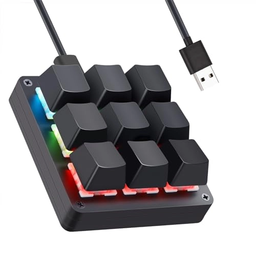 One-Handed Macro Mechanical Keyboard - USB-C Wired