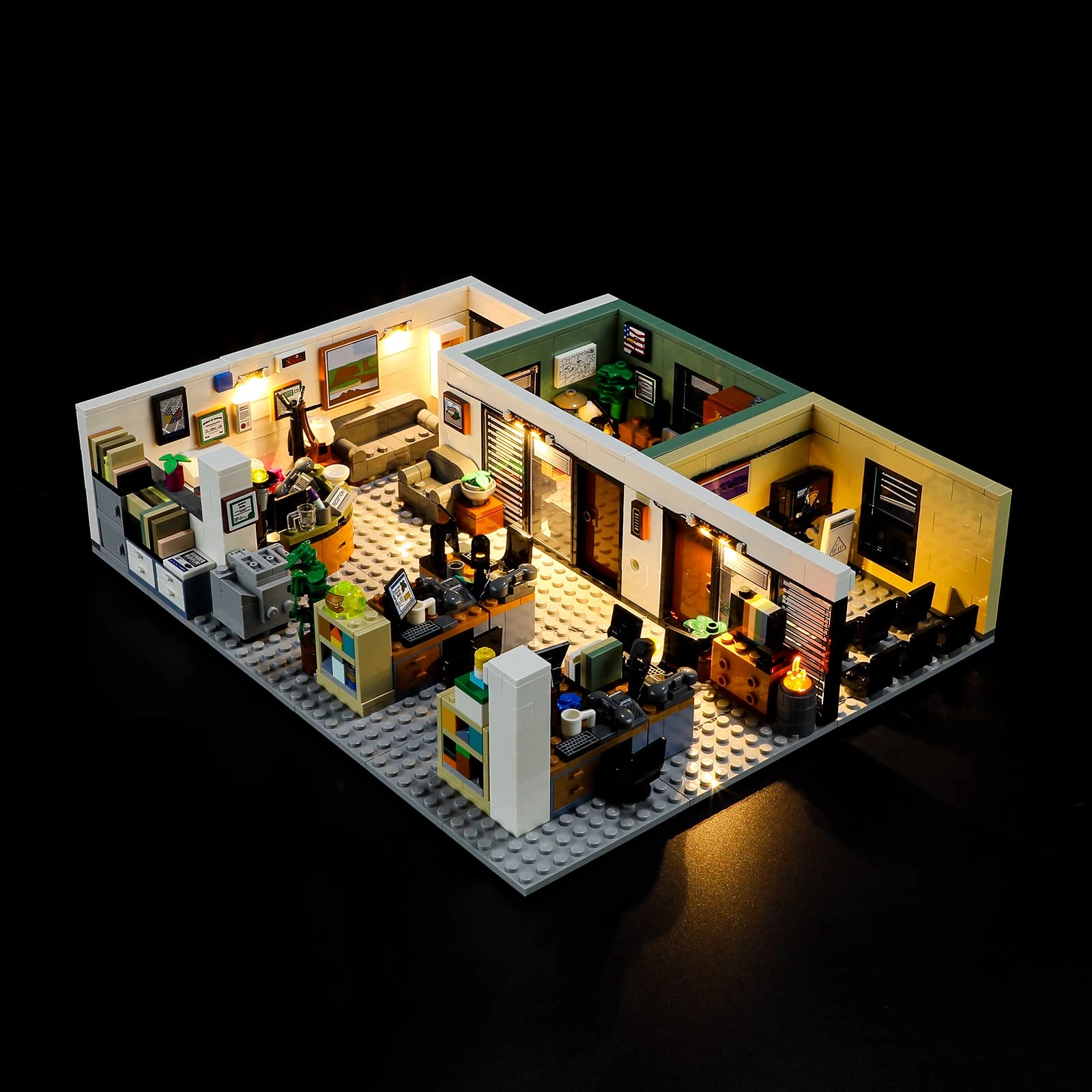 BRIKSMAX Led Lighting Kit - For Lego 21336 The Office