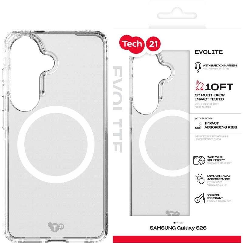 EvoLite Case Clear Bio TPU for iPhone 16