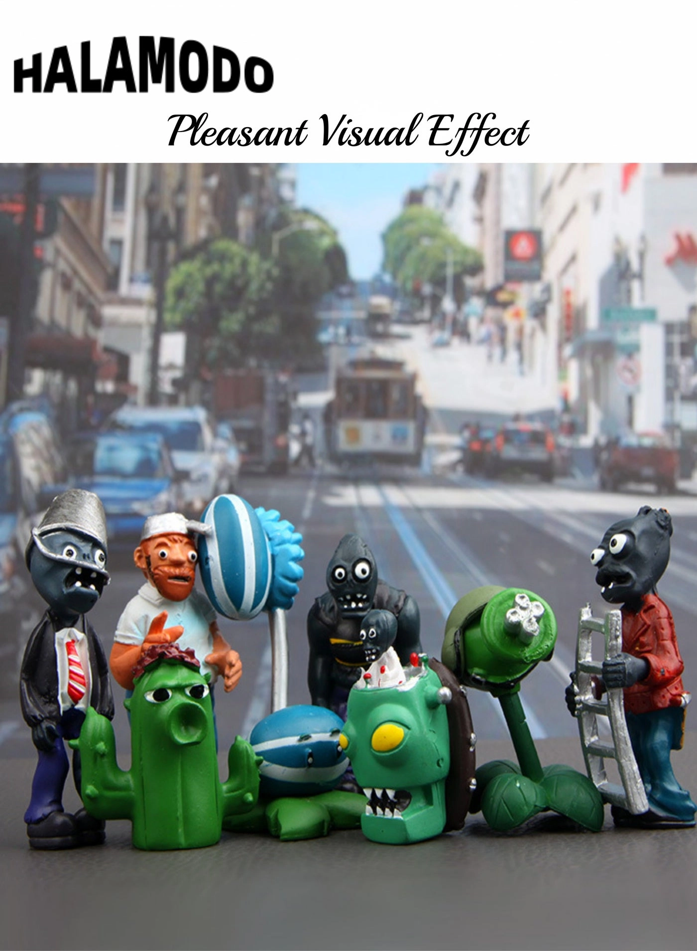 Plants vs Zombies Figures 8 pcs