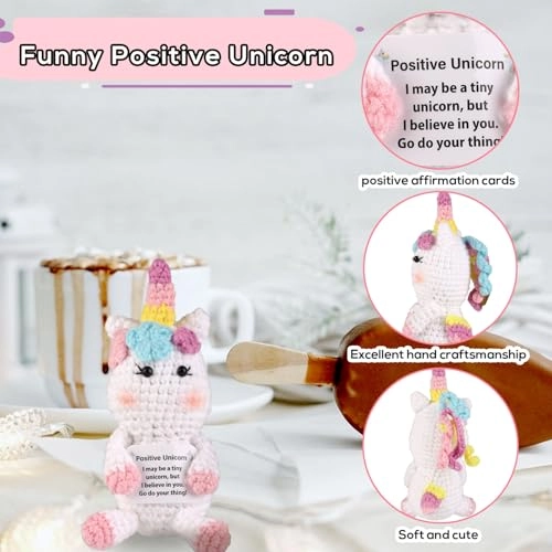 Unicorn Crochet 13 cm