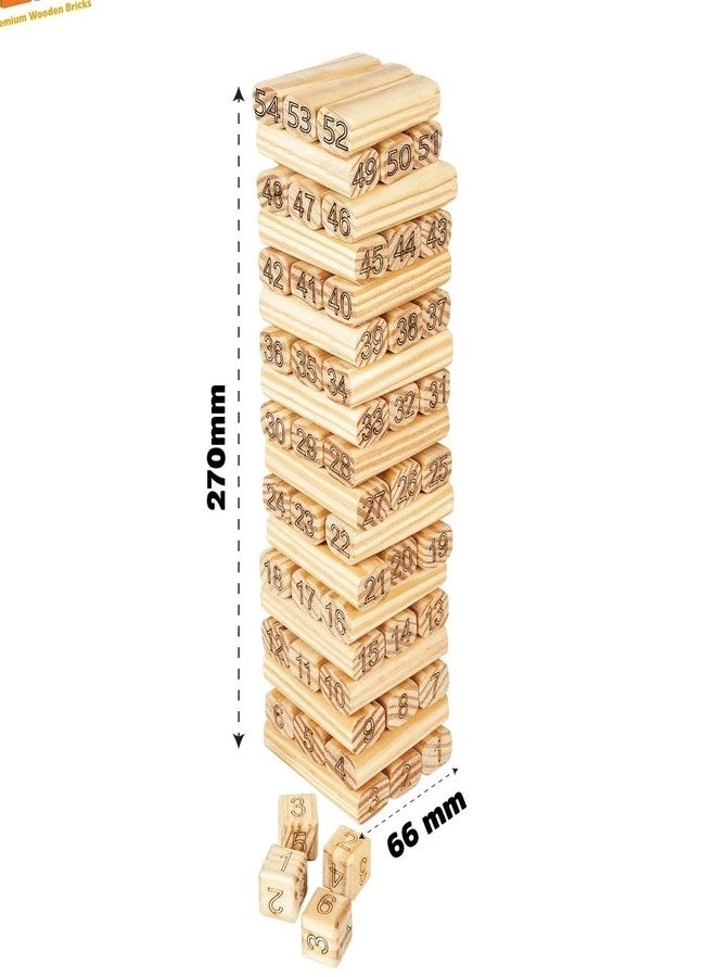 EASKY Wooden Stacking Tower Game