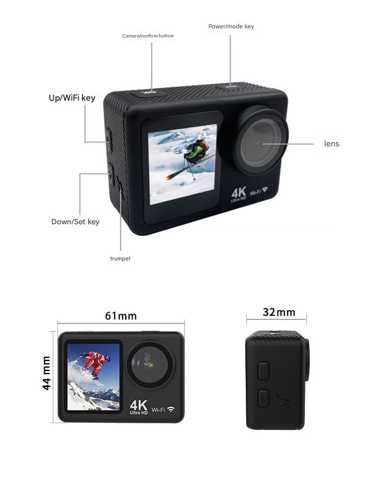 Action Camera - 1080P 60FPS