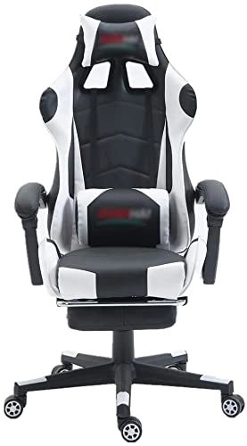 Desk Chair - PU Leather Brown High Back