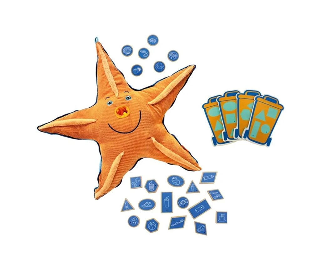 Hand Glove Puppet Mr. Bubbles Starfish - 2+ 20 pieces