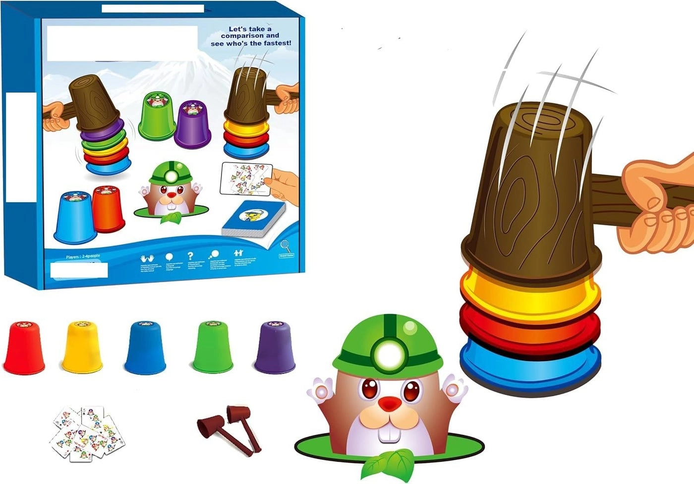 Speed Stacking Cups - Memory Game with Cards