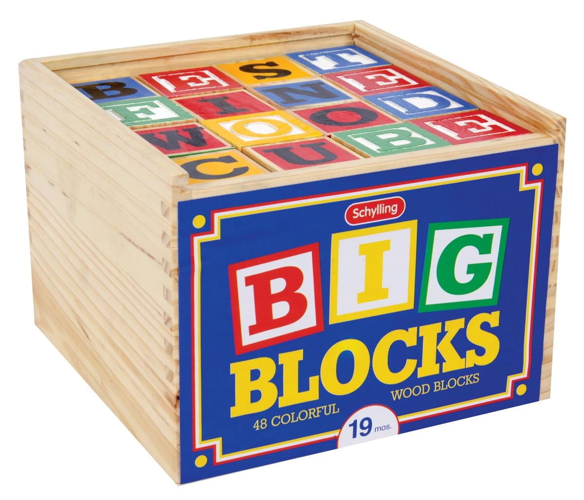 Schylling ABC Big Blocks - 3 years and up 48 pieces