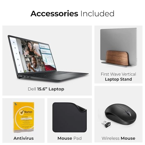 Vostro 3520 + Laptop Stand + Wireless Mouse + Mouse Pad + Antivirus - 15.6'' 1 TB 24 GB i5-1334U