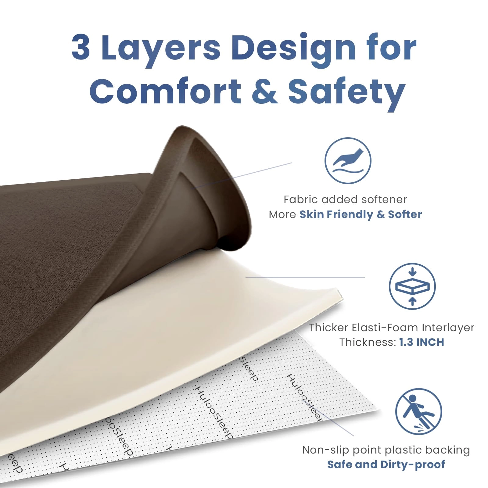 Baby Activity Play Mat - 79"x118" 1.3" Thick Cream