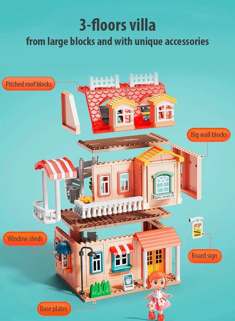 Building Blocks Set - Construction 246 pcs