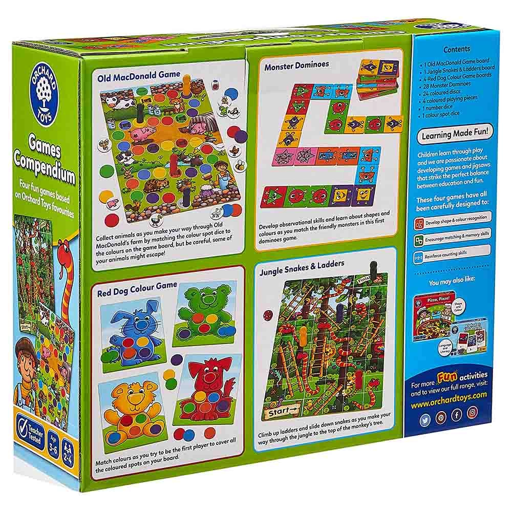 Old MacDonald Game + Monster Dominoes + Red Dog Colour Game + Jungle Snakes & Ladders
