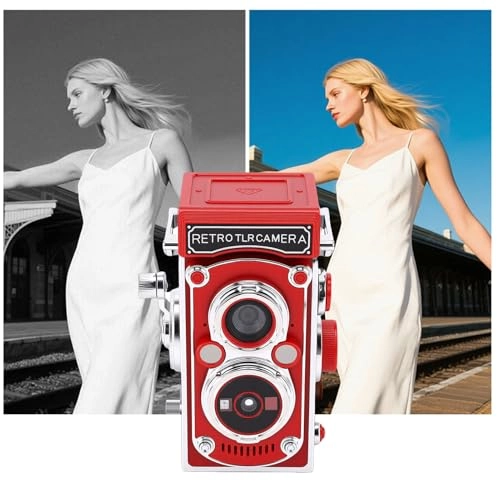 Retro TLR Style Camera - 24M 2.7K Red