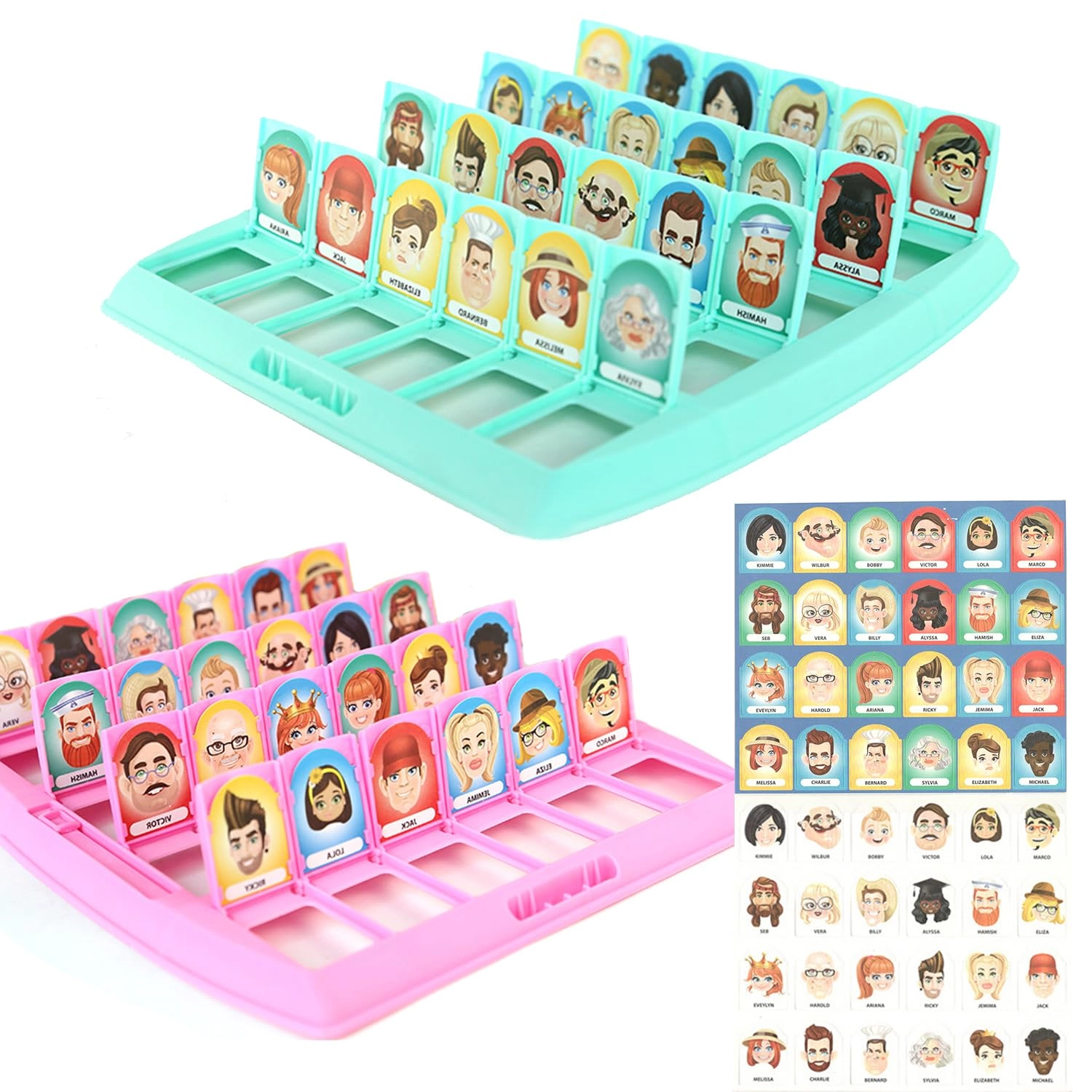 Bssowe Family Guess Game - English 24 months and up 1 piece