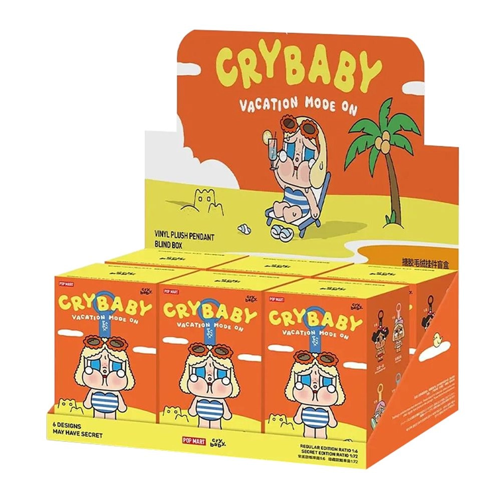POP MART Crybaby Vacation Mode On Series - 15+ Box of 6